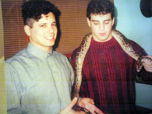 Joe & Jim with snake